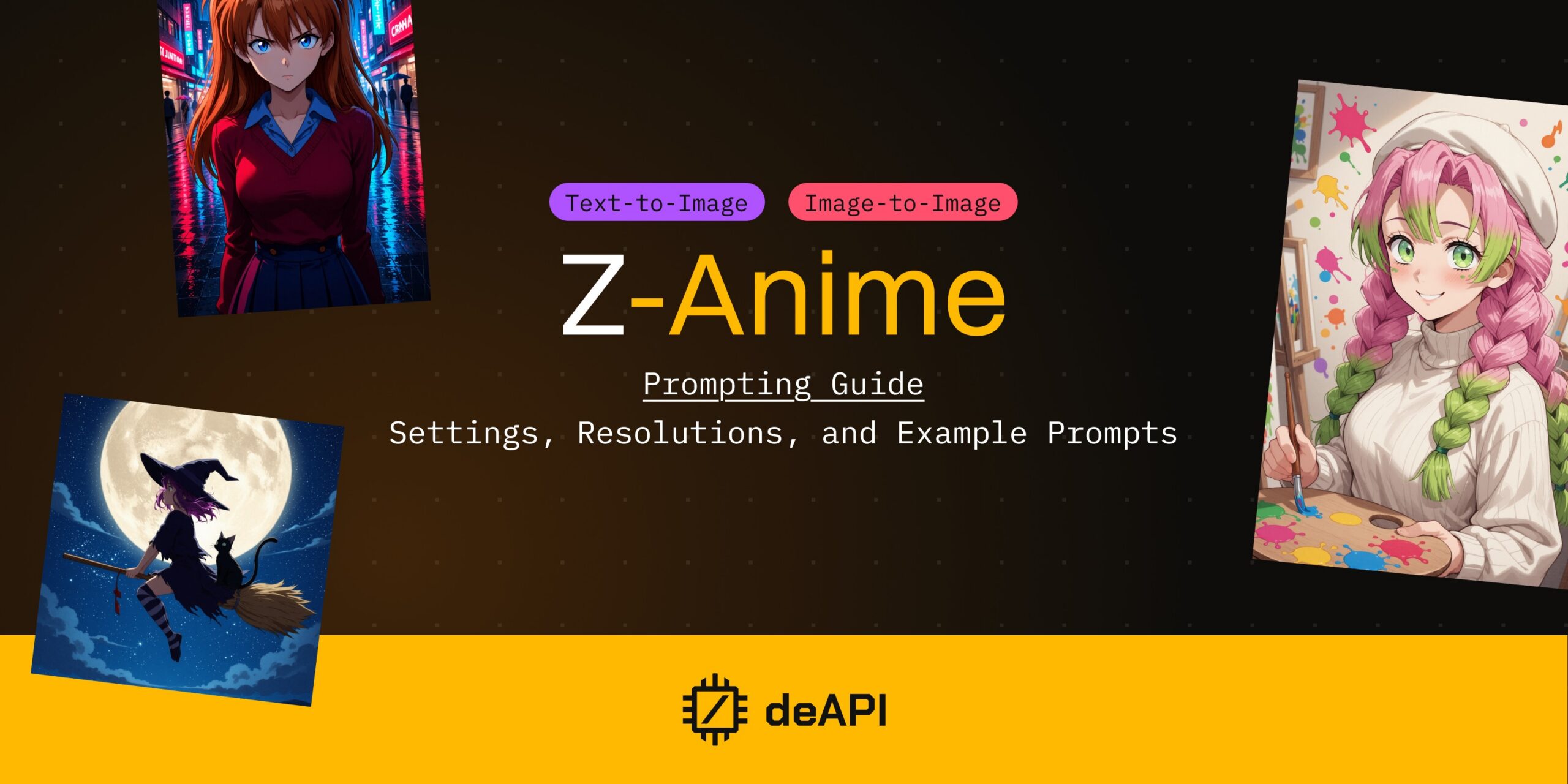 Z-Anime Prompting Guide: Settings, Resolutions, and Example Prompts